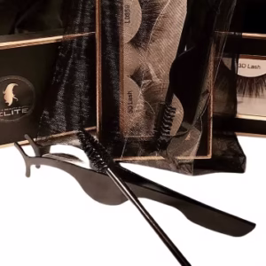 Elite 3D Lashes with Lash Tweezers & Lash Brush
