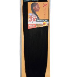 58" 3X  X-pression Braiding Hair Color:2