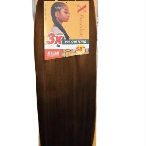 58" 3X X-pression Braiding Hair Color:30