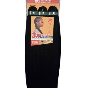 50" 3X X-pression Braiding Hair Color: 1