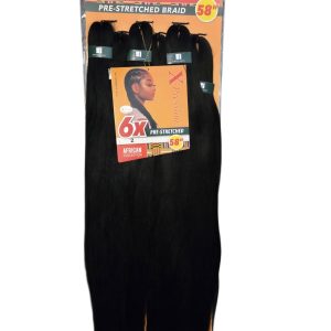 58" 6X X-pression Braiding Hair Color:2