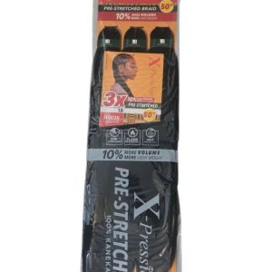 Outre 3X Xpression Braiding Hair 50" 1B